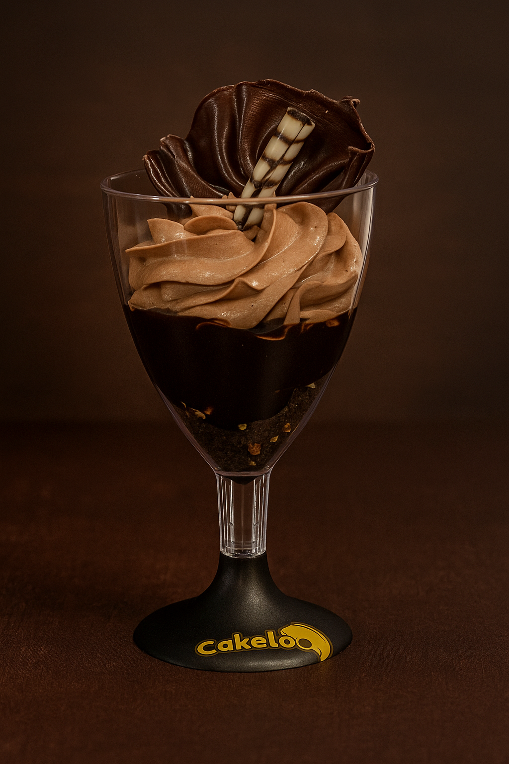 Chocolate Fancy Pudding Glass