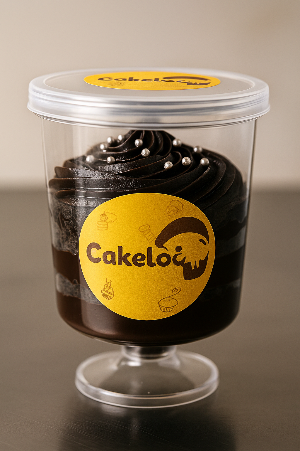 Chocolate Truffle Fancy Pudding Glass